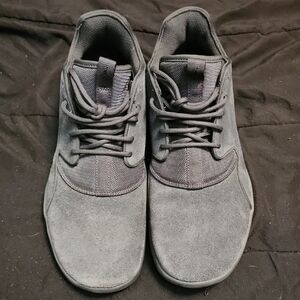 Jordan Men's Grey Sued Sneakers